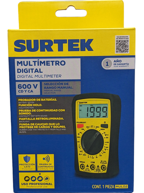 MULTIMETRO DIGITAL COMPACTO  SURTEK