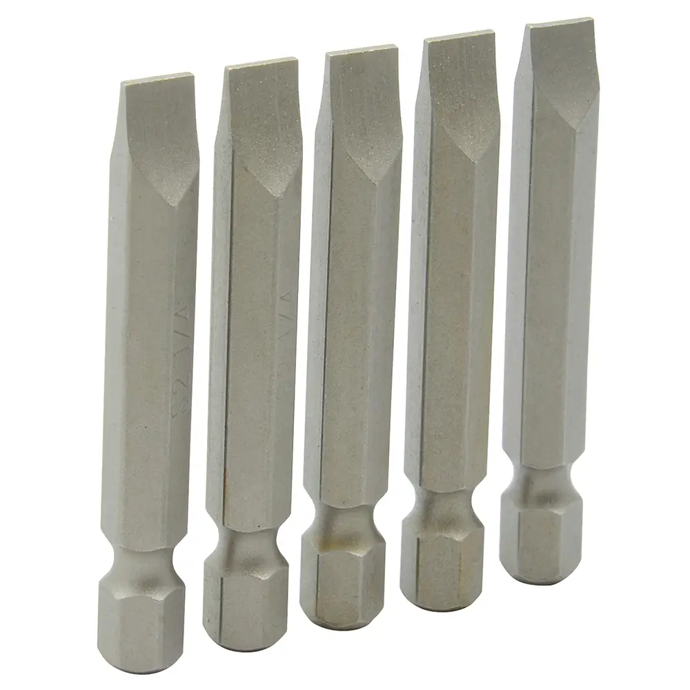 Punta plana para destornillador hexágono de 1/4", 1/4" x 2" Surtek