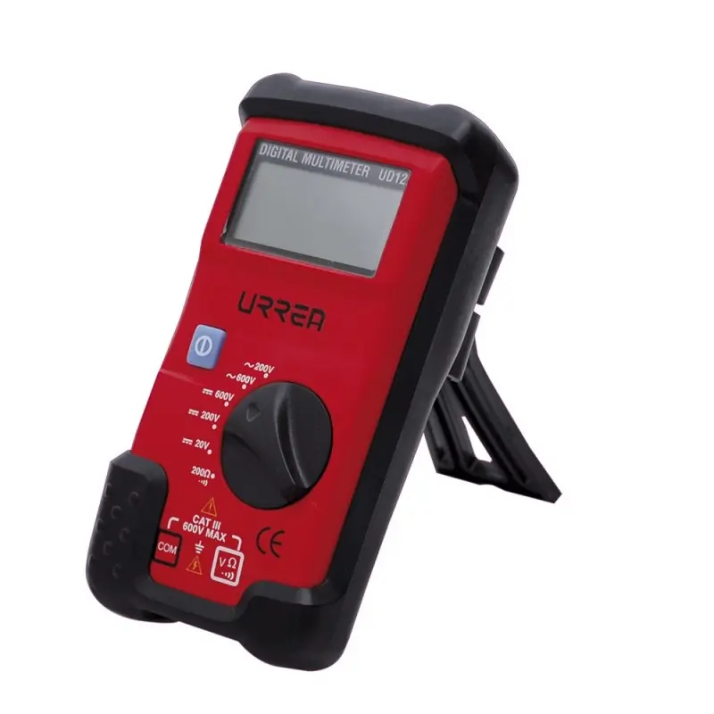 MULTIMETRO DIGITAL COMPACTO 600 VCD/600 VCA URREA 